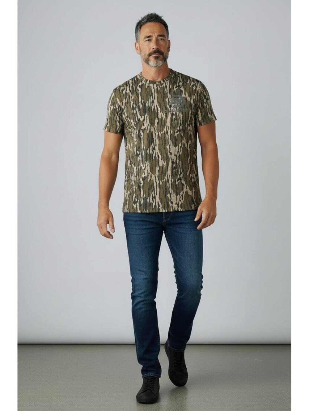 LaCrosse Men's Camouflage Short Sleeve T-Shirt Size M
